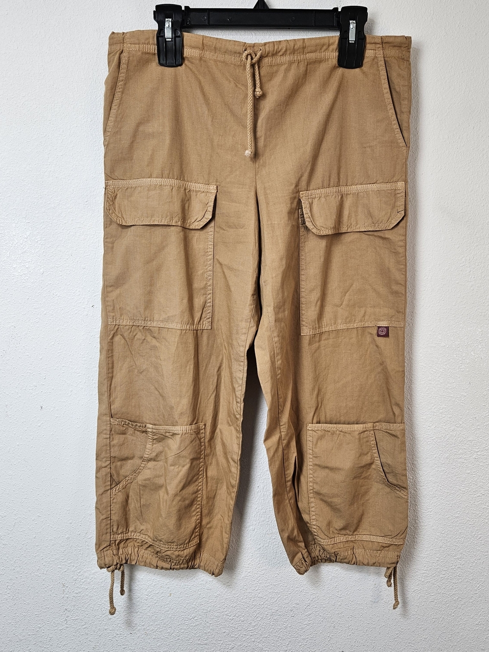 XCVI Wearables Cargo Jogger Pants - Drawstring Waist Size Small